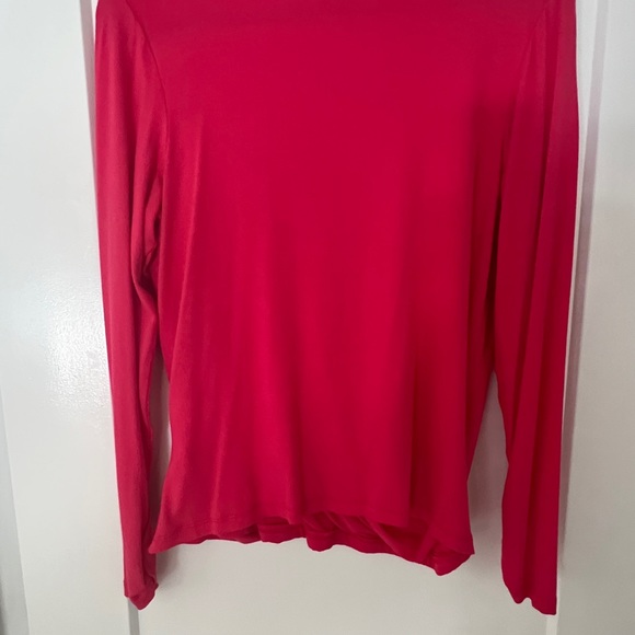Bobeau Size L Red Long Sleeve sweater only worn twice - Picture 8 of 10